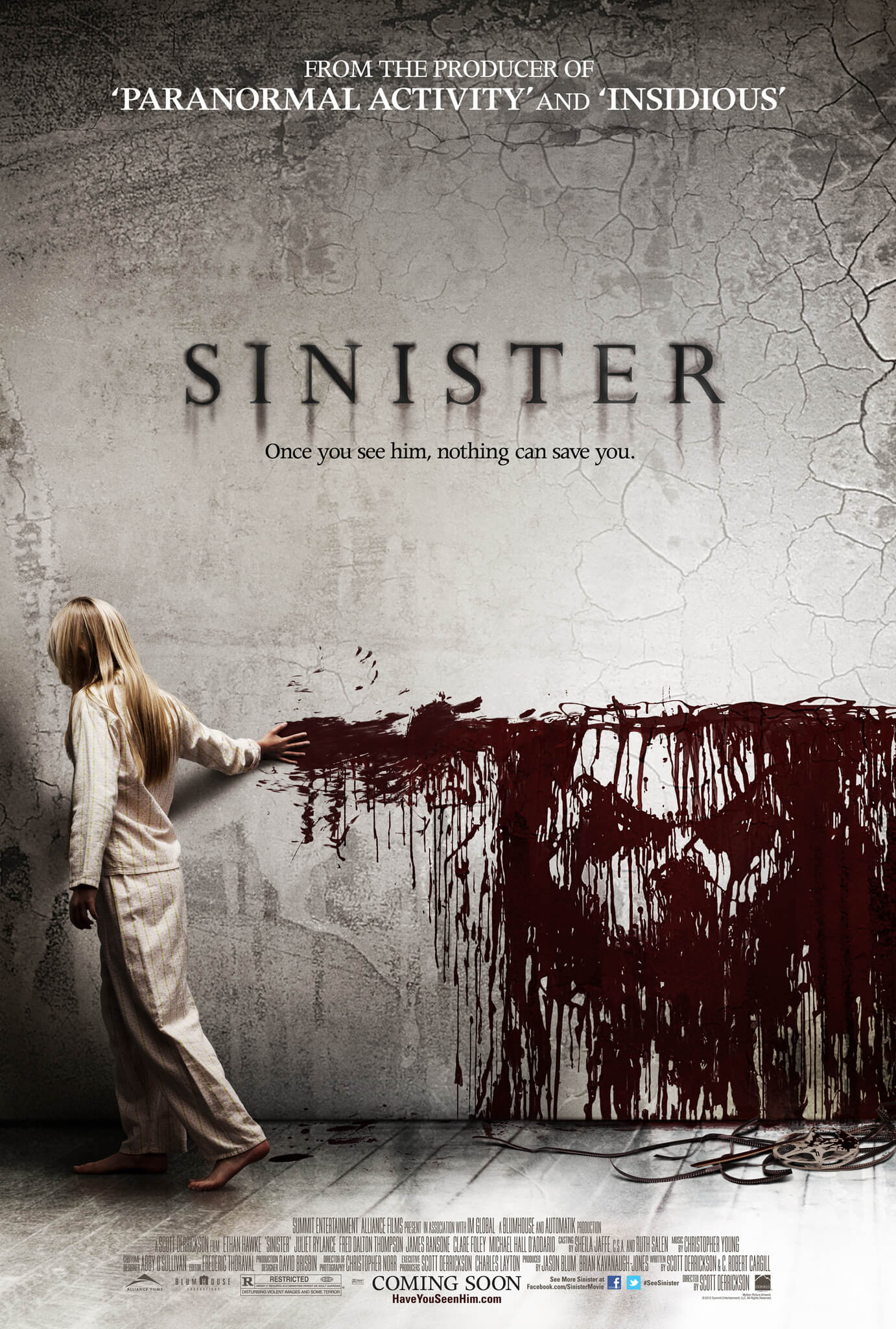 sinister is one of the best horror movies like as above, so below