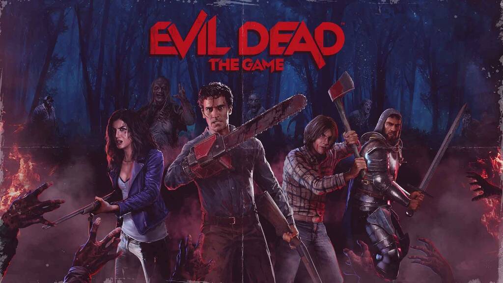 evil dead video game cover art