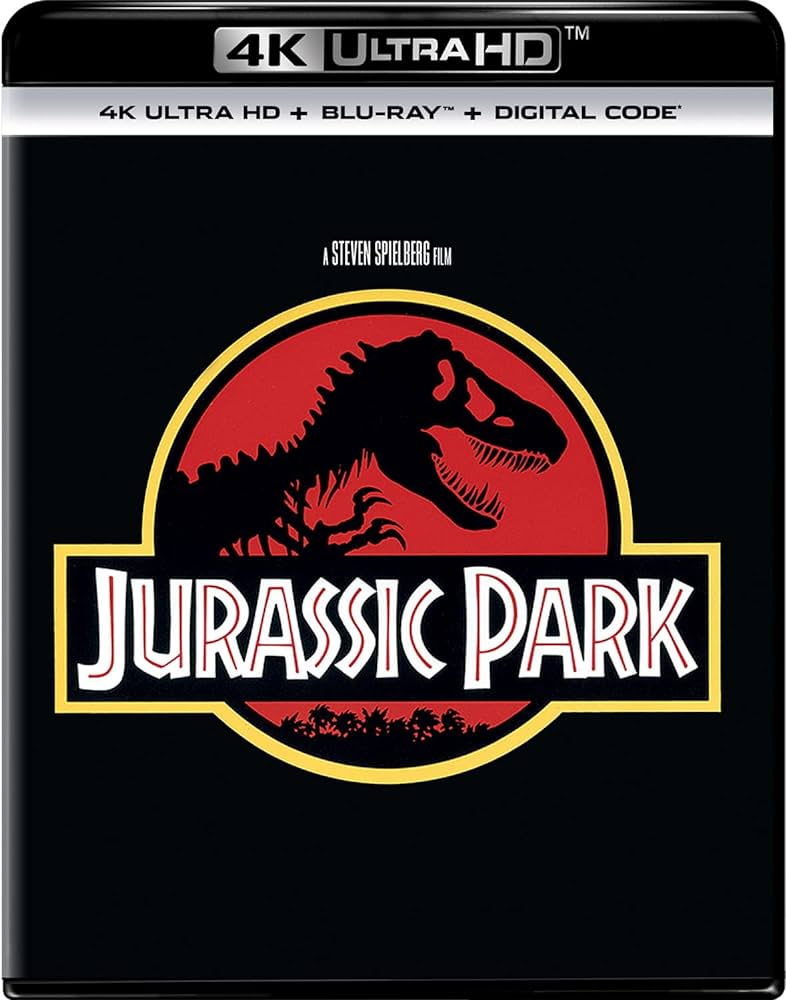 jurassic park in4k bluray cover