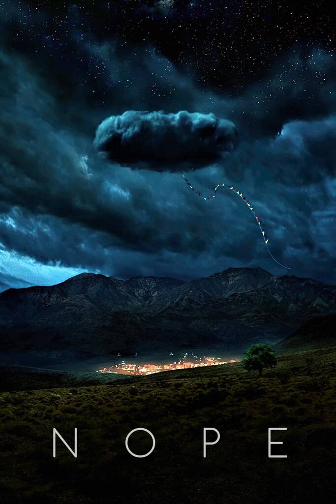 movie poster for alien horror movie nope