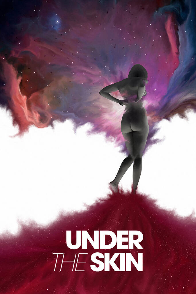 movie poster for alien horror movie under the skin