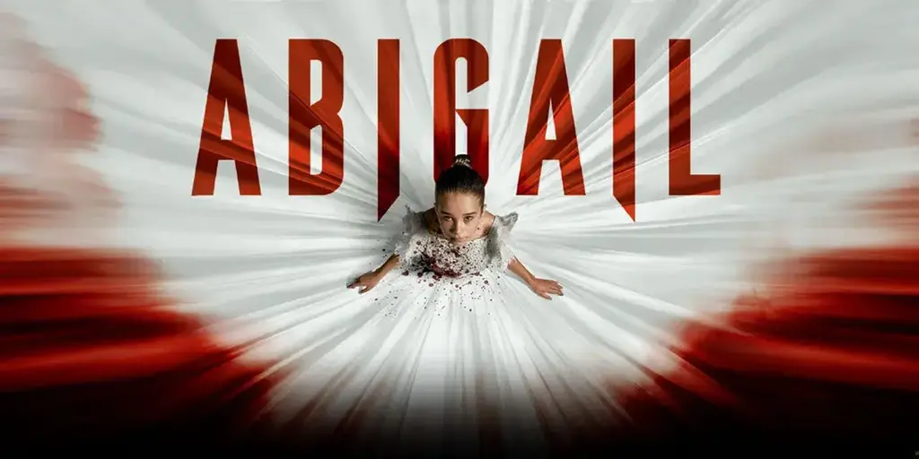 movie poster for 2024 horror movie abigail