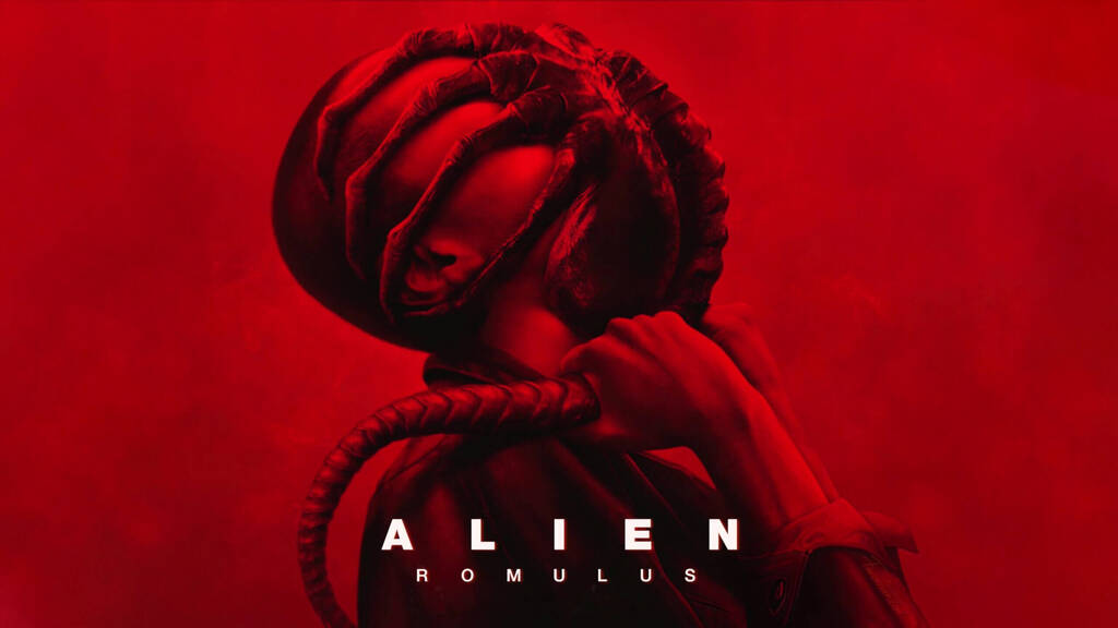 movie poster for 2024 horror movie alien romulus