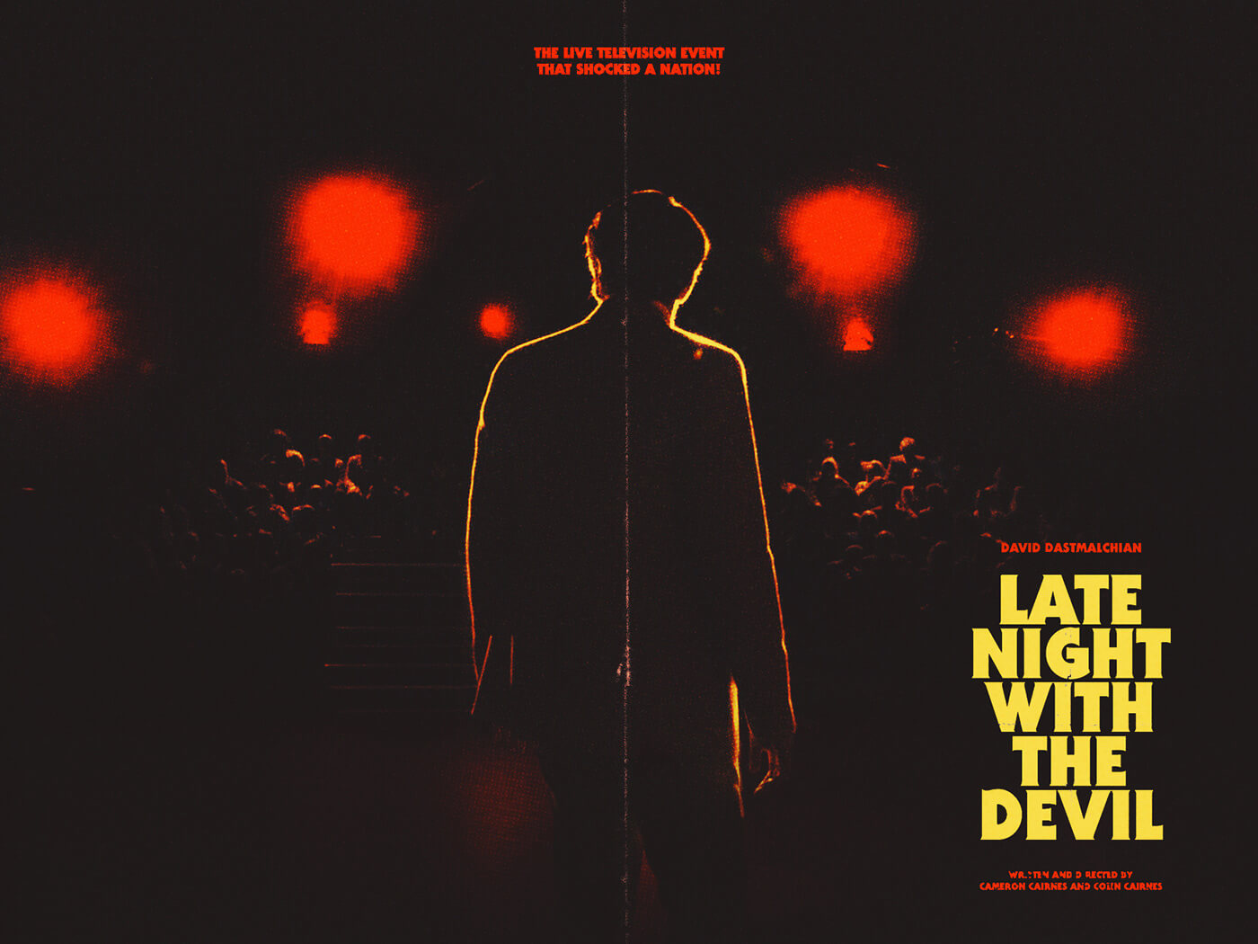 movie poster for 2024 horror movie late night with the devil